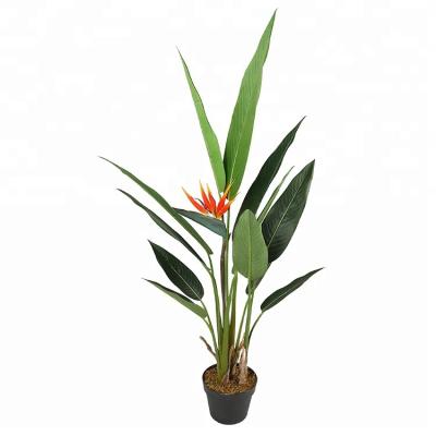 China Double Layer Fabric Sheet Manufacturer-Direct-Selling Garden Supplier 1.2m Decorative Artificial Strelitzia Reginae Tree for sale