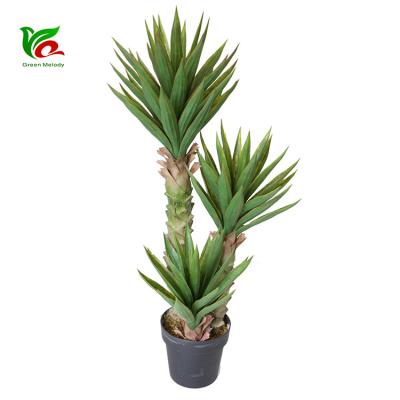 China Natural-Design Real Touch Trees Plant Indoor Waterless Large Artificial Aloe Vera Decoration for sale