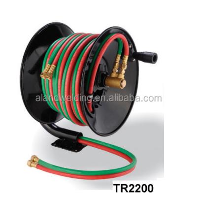 China Adjustable Heavy Duty TR2200 Oxygen And Acetylene Twin Hose Reel for sale