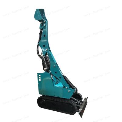 China Battery Mini Electric Hotels Excavator 0.8 Ton Digger With Accessories Excavator Trailer for sale