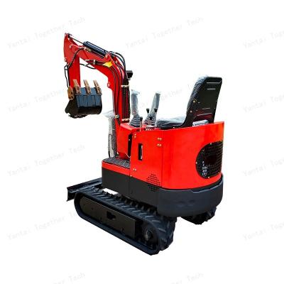 China 1.2t Chinese Hotels Mini Excavator Crawler Portable Electric Type Mini Excavator Made In China With High Efficiency for sale