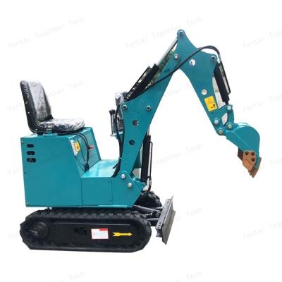 China Cheap 0.8 Ton CE Hotels Mini Electric Mini Digger Excavator Digger Digger With Bucket for sale