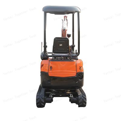 China Hotels Free Shipping Amfibi In The Earth Track 1.8t Digging Steel Micro Mini Excavators For Home Use for sale