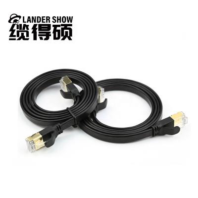 China Wholesale Custom Crystalline Head Internet Cafes Wiring Cat5e Patch Cord Network Cable for sale