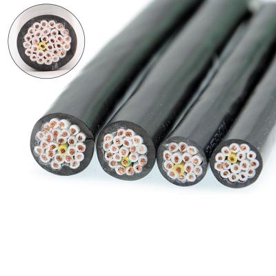 China Multiconductor cable RVV copper wire rod pvc insulation sheath electrical cable production line maker in guangdong for sale