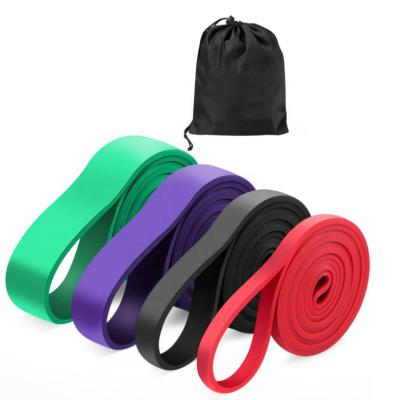 China Mini Durable Latex Exercise Band Stretch Loop Yoga Band Resistance Band Sets for sale