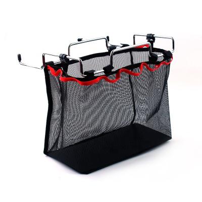 China Outdoor Camping Portable Net Bag Travel Storage Bag + Wire Bracket Wire Storage Grid Storage Bag for sale