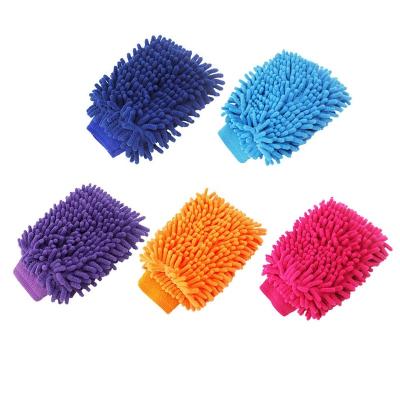 China Soft Car Wash Car Wash Glove Microfiber Cleaning Gloves Wax Detailing Car Cleaning Towel Cloth Glove Sweep Auto Cleaning Tools Sweep for sale