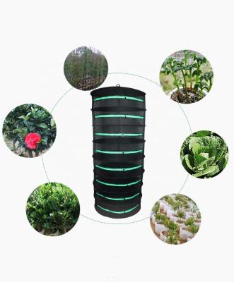 China Easily 60CM 6Layers Drying Net For Herbs Hanging Basket Folding Rack Dryer Bag Mesh For Herb Drying Net for sale