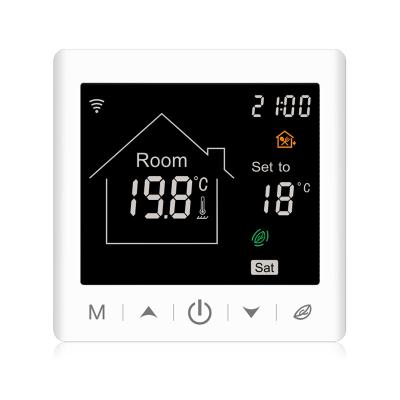 China BEOK WIFI Underfloor Heating Modern Digital Thermostat Screen Weekly Programmable Thermostat for sale