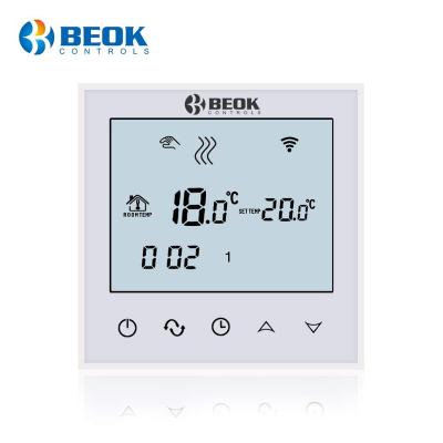 China WIFI Floor Heating Room Thermostats 16A Touch Screen Thermostat Modern Electric Heating Digital Thermostat for sale