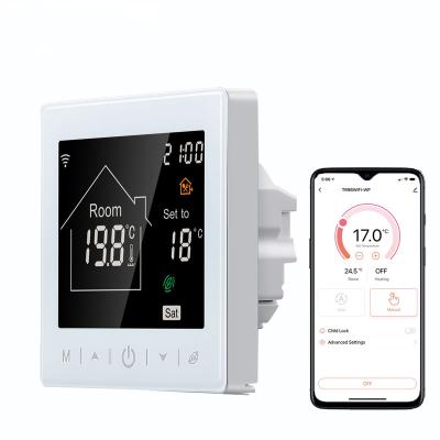 China Beok TR9B modern smart thermostat tuya smart wifi alexa radiator thermostats for sale