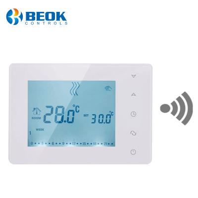 China Wireless Control Beok BOT-306X Touch Screen LCD Heating Wireless Room Thermostat Gas Boiler termostato for sale