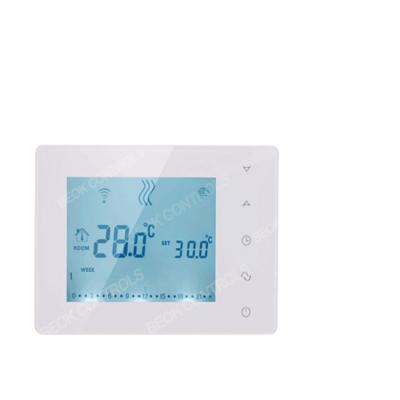 China Hotel Smart Home Room Thermostat Wireless Gas Boiler Heater Thermostat for sale