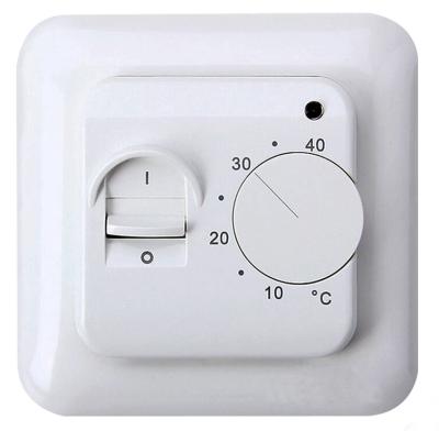 China 2 Sensors TOM20-FE Manual Thermostat For 16A Electric Floor Heating Floor Application 2 Sensors for sale