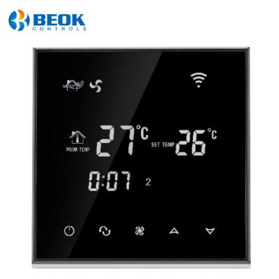 China HVAC Daily On/Off Systems Timer Digital Room FCU Thermostat for Fan Coil Units Air Conditioning for sale