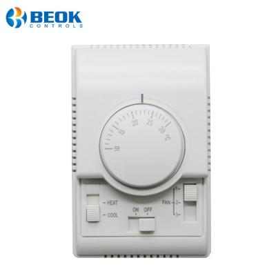 China Hotel Room Air Condition Easy Operation Thermostat Mechanical Fan Coil Thermostat for sale