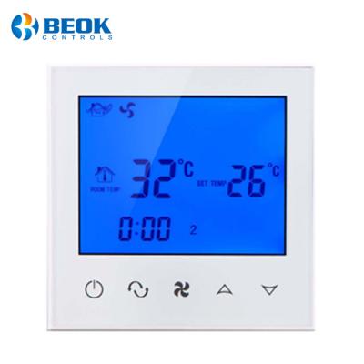 China Modern TDS21-AC Pipe 2 or 4 Pipe FCU Fan Coil Smart Digital Room Thermostats for sale