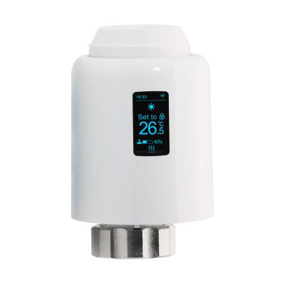 China 7 Days Programmable Energy Saving WIFI Tuya APP Control Radiator Valve Room Radiator Wireless Temperature Controller for sale