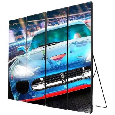 China Wholesale High Quality Indoor Cheap Led Poster Wifi 4g Digital Outdoor Indoor Movable Led Poster Outdoor Indoor Movable Led Poster for sale