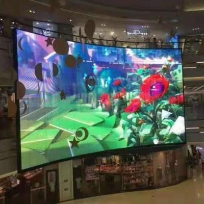 China High Brightness Indoor Outdoor Building Facade Advertising Wall Curtain Transparent Flexible Led Mesh Screen Video Display for sale