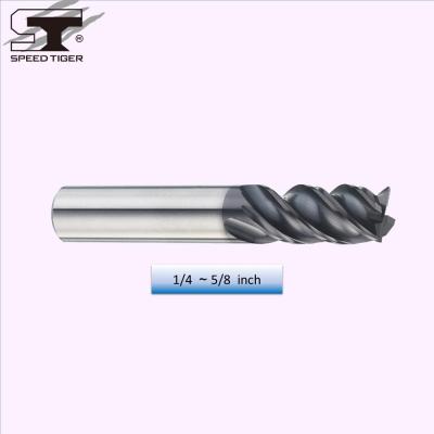 China ~HRC50 High-hardened AlTiN / TiAlN Steel Micro Carbide End Mill Power Tools for sale