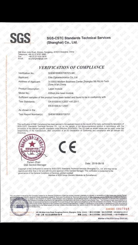 CE - Elite Optoelectronics Co., Ltd.