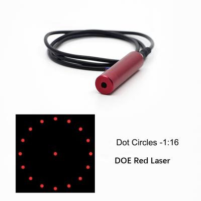 China Hotels Dot Circle Shaped DOE Laser Diode Red Green 3D Module Scanning Laser for sale