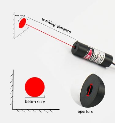 China Customized 635nm 650nm 638nm Red Dot Line Beam Laser Diode Module Positioning For Industrial Inspection for sale