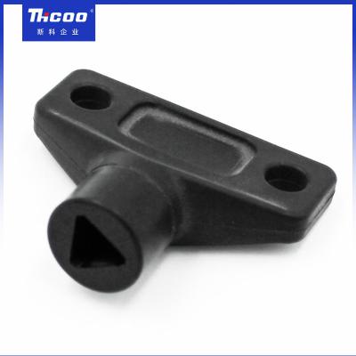 China Industrial Cabinet Control Cabinet Key Triangle Square Couble Bit Plastic Key for sale