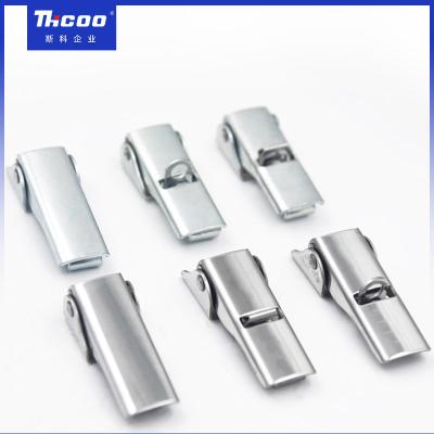 China metal draw stainless steel sliver Lock hasp and staple clamp lock toggle latch catch For Sliding Door Window for sale