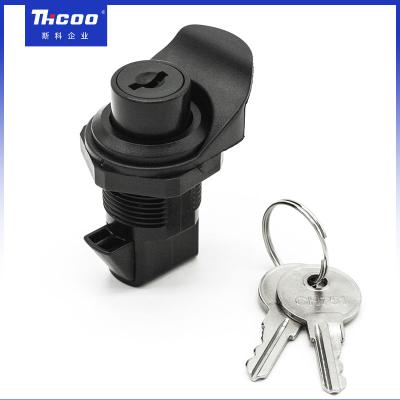 China THCOO Press Button to Open Door lock 93-304/93-303 Plastic Snaps Press Button with Lock Cam Lock Plastic For Panel for sale