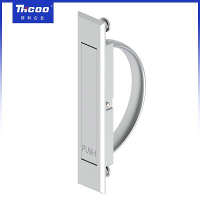 China Rotating Cabinet Concealed Folding Flush Pull Handle Hidden Rotary Handle for sale