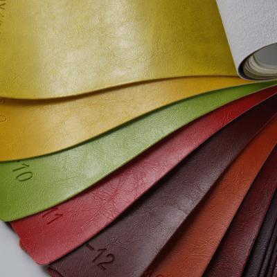 China High Quality Water Proof Faux Body Oil Wax Waterproof PU Leather Leather Materials For Sofa for sale