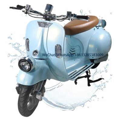 China Unisex Electric Scooter New For Adults Max Led Light Oem Customized Motor Power Time Color Brake EEC COC Charging Vespa for sale