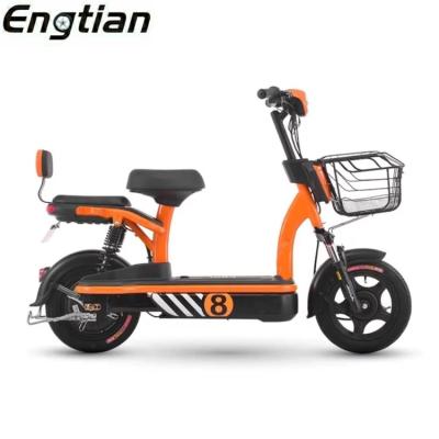 China 2019 New Moped Small Electric Scooter Cheap Electric Bicycle With 14*2.5 Pedals for sale