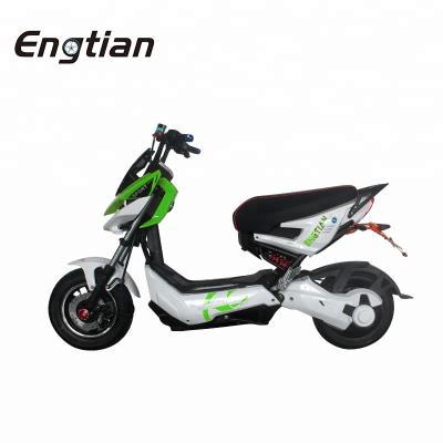 China 1000w Li-ion Battery 2 Wheel Electric Scooter / Electric Motorcycle 90-90-10 for sale