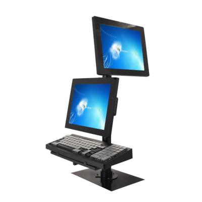 China Supermarket POS Machine and Computer Monitor Supermarket Channel Cashier Cash Register Keyboard Stand 12