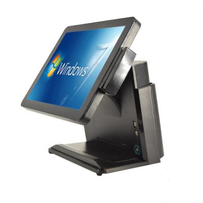 China ABS Restaurant Price Black Windows 15 Inch 15.6inch Capacitive Touch Screen Pos Material With VFD for sale