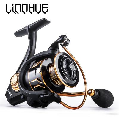 China LINNHUE X3 Spinning Reel 1000-7000 8kg Max Drag No Gap 4BBS Screw-in Handle 5.0:1/4.7:1 Gear Ratio Saltwater Fishing Reel 0.18/200; 0.20/160; 0.25/120 for sale