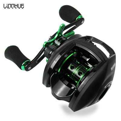 China Best Metal+plastic LINNHUE Best Metal+plastic Baitcasting Reel BS2000 8kg Max Drag Full Metal Star 8.1:1 Carp Reel Saltwater Fishing Reel for sale