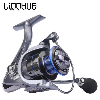 China LINNHUE LE1000-6000 High Speed ​​Spinning 5.2:1 8kg Max Drag Reel Fishing Reel Carp Fishing For Pike Screw In Handle Fishing Reel for sale