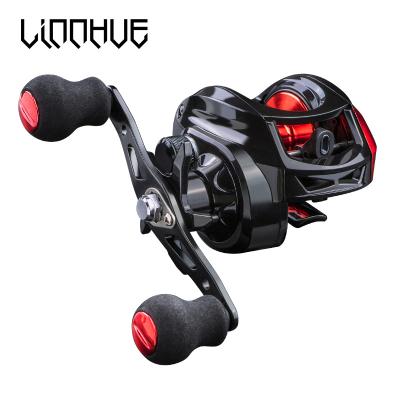 China LEFT HAND LINNHUE Baitcasting Reel AE2000 7.2:1 Gear Ratio Neodymium Magnet Spool 8KG Max Drag N42 Saltwater Reel Fishing PESCA for sale