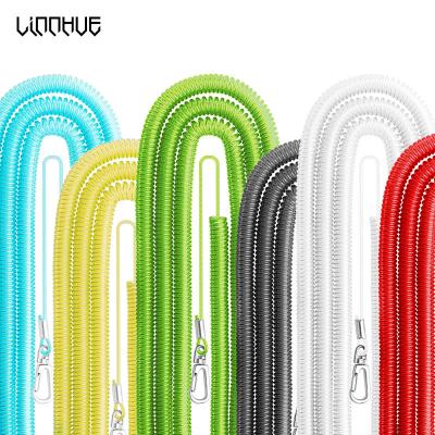 China Plastic/LINNHUE Steel Wire Fishing Tackle Lure Ropes Bind Rod Plastic /Steel Wire 6 Colors Lost Ropes Available Protect High Quality Fishing Rods for sale