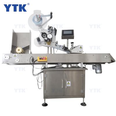 China Fully automatic high speed glue lip gloss private label printing label machine YTK-330 food labeling machine for sale