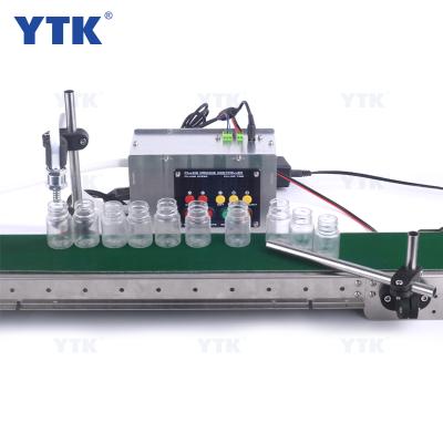 China Food YTK-LJZ-S1500CW small cup vertical liquid semi automatic filling machine perfume water filling machine for sale