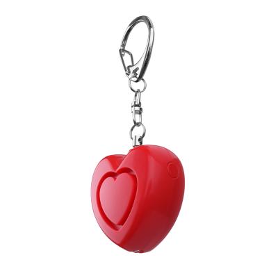 China 2020 MAVIS ABS Women Heart Shaped Security Alarm Personal Security Alarm for sale