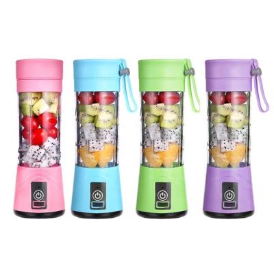 China Protable 400ML Blender Bottles Mini USB Rechargeable Portable Blender Fruit Juicer Blender for sale