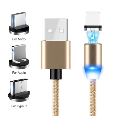 China Mobile phone on the phone stock magnetic cable for mobile phone, magnetic charging no data magnet usb cable for sale