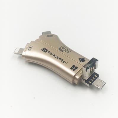 China High Quality Mini Card Reader Card Reader for SD/SD HC/SDXC/MicroSD for sale